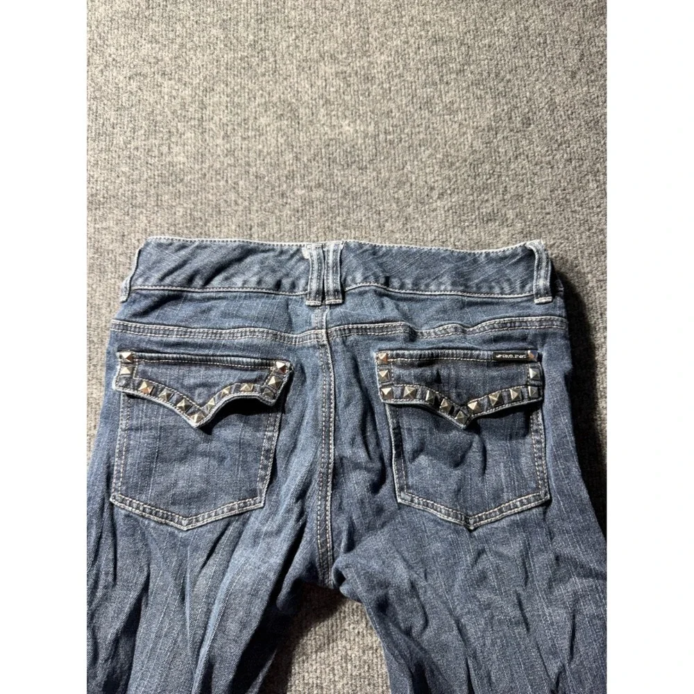 Michael Kors Womens Dark Wash Skinny Jeans Low Rise Blue Denim Size 4